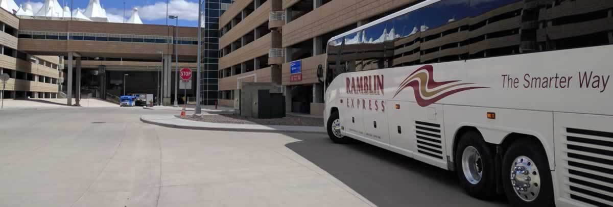 Ramblin Express is the largest locally owned and operated group charter, shuttle and contract transportation service provider in Colorado.